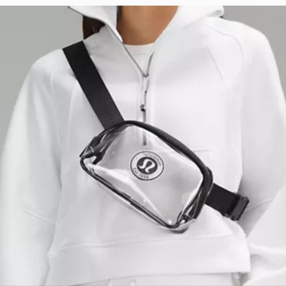 lululemon athletica Clear and Black Crossbody Bag